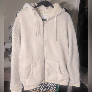 PERFECT CLOUD ZIPPER TEDDY JACKET